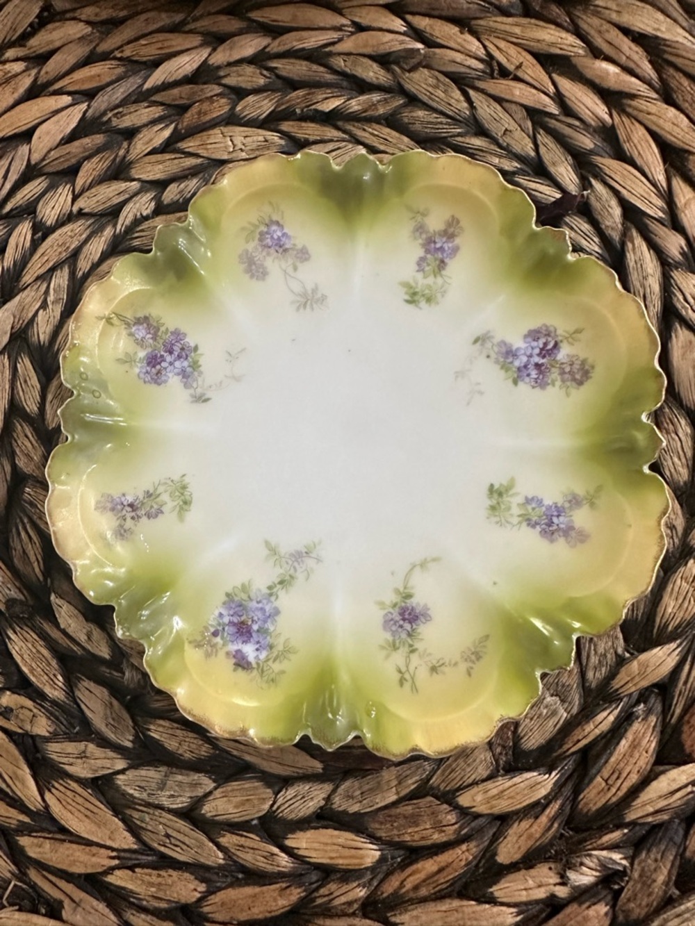 8 Antique porcelain dessert plates Germany/Prussia 1898-1918 R (RS Prussia).